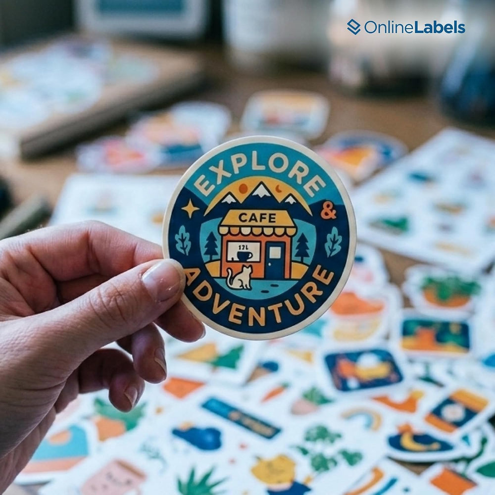 OnlineLabels 8.5" x 11" Sticker Paper - Weatherproof Matte - 100 Sh...