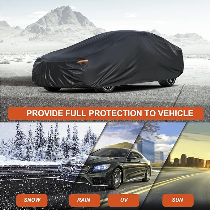 Kayme 7 Layers Car Cover Waterproof All Weather
