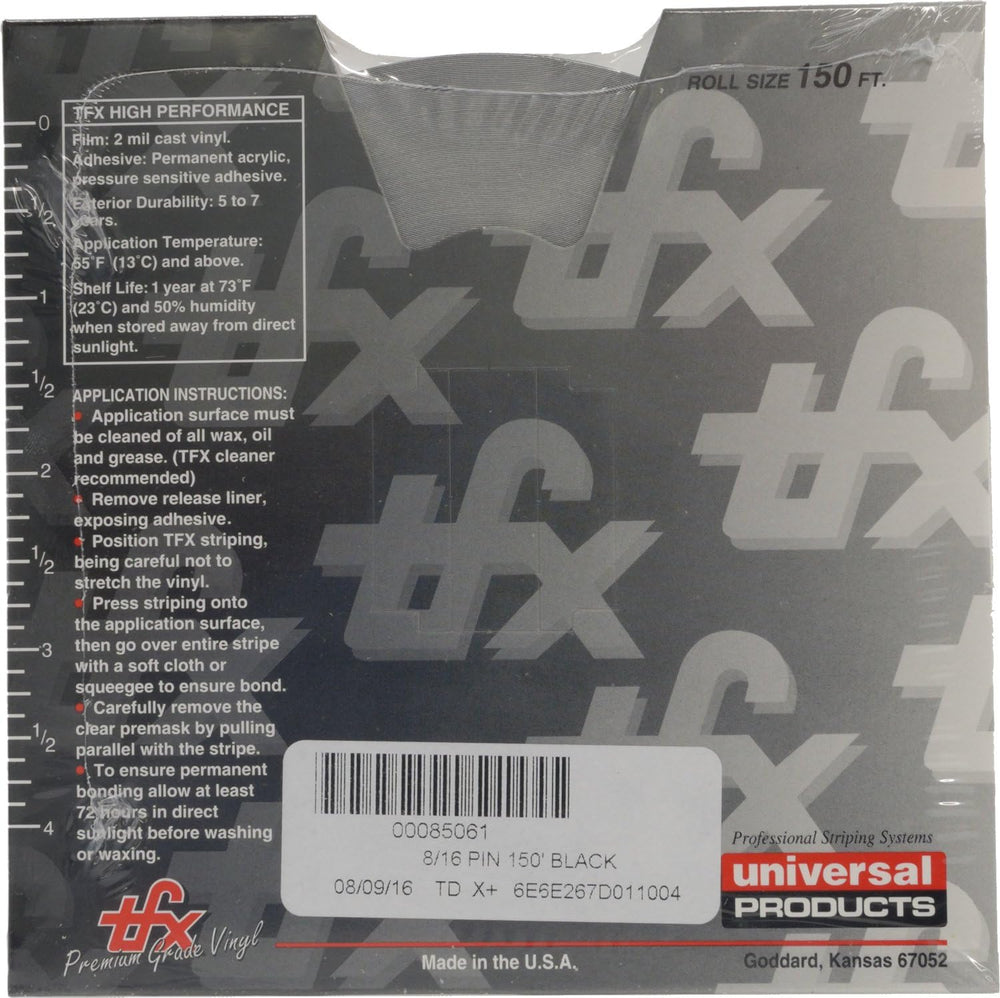 Universal Products TFX 0008054 - Auto Truck Customizing Dual Pinstripe - 8/16...