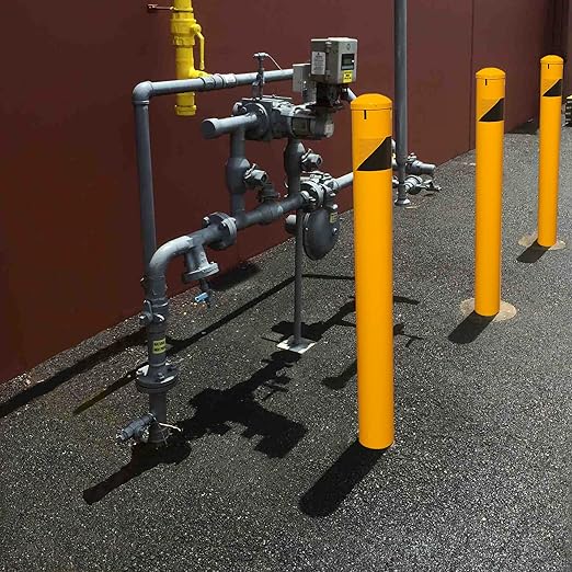 46" High Pour in Place Steel Bollard Post