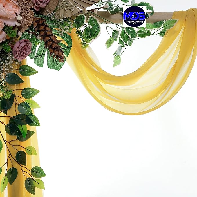MDS Halloween Chiffon Draping Fabric - 1 Panel, 30" Wide x 75ft Long - S...