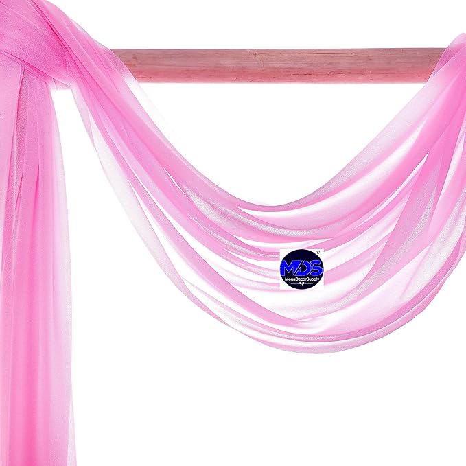 MDS Halloween Chiffon Draping Fabric - 2 Panel, 30" Wide x 30ft Long - S...