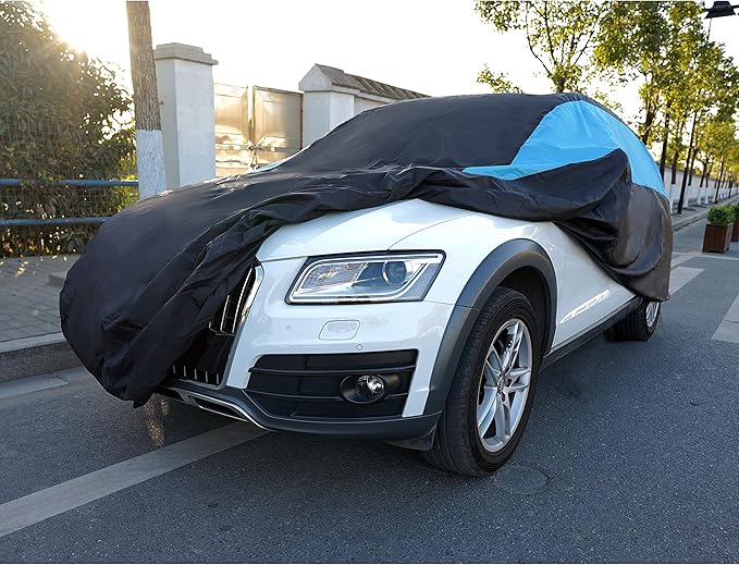MORNYRAY Waterproof Car Cover All Weather Snowproof UV Protection Windproof