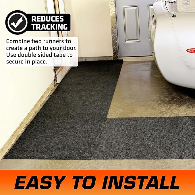 Armor All Garage Floor Runner Mat, Protects Surfaces, Transforms Garage