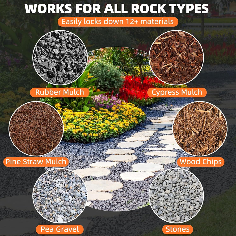 Rock Glue for Landscaping 1 Gallon, Ultra-Stick Mulch Bond Gravel Binder &amp...