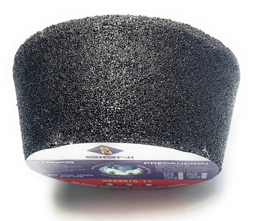 High Performance Flaring Cup Grinding Stone for Granite - 5X2X5/8-11 Arbor Th...