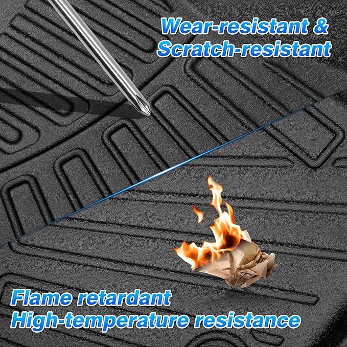 Cartist Floor Mats Fit for 2014-2018 Chevy Silverado & GMC Sierra 1500 Crew