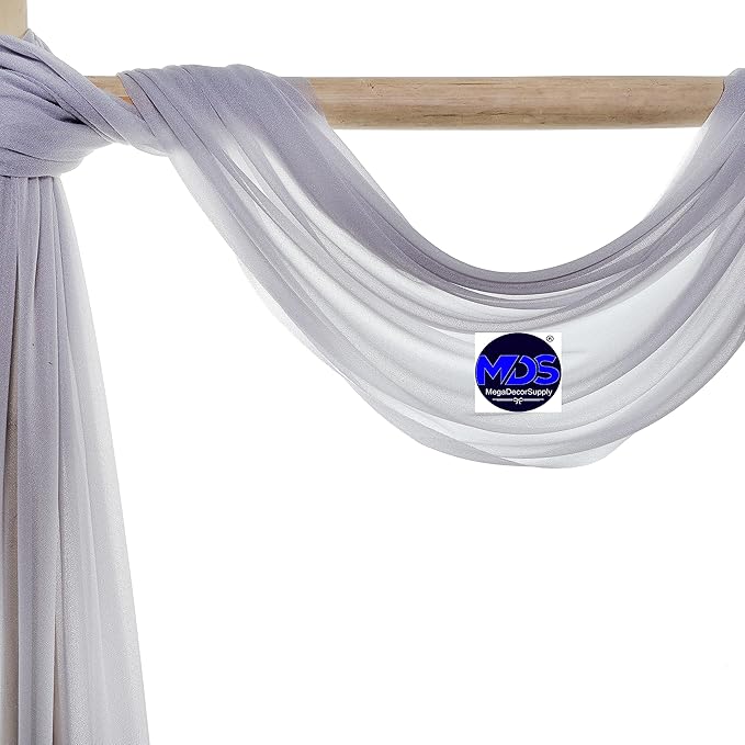 MDS Halloween Chiffon Draping Fabric - 1 Panel, 30" Wide x 40ft Long - S...