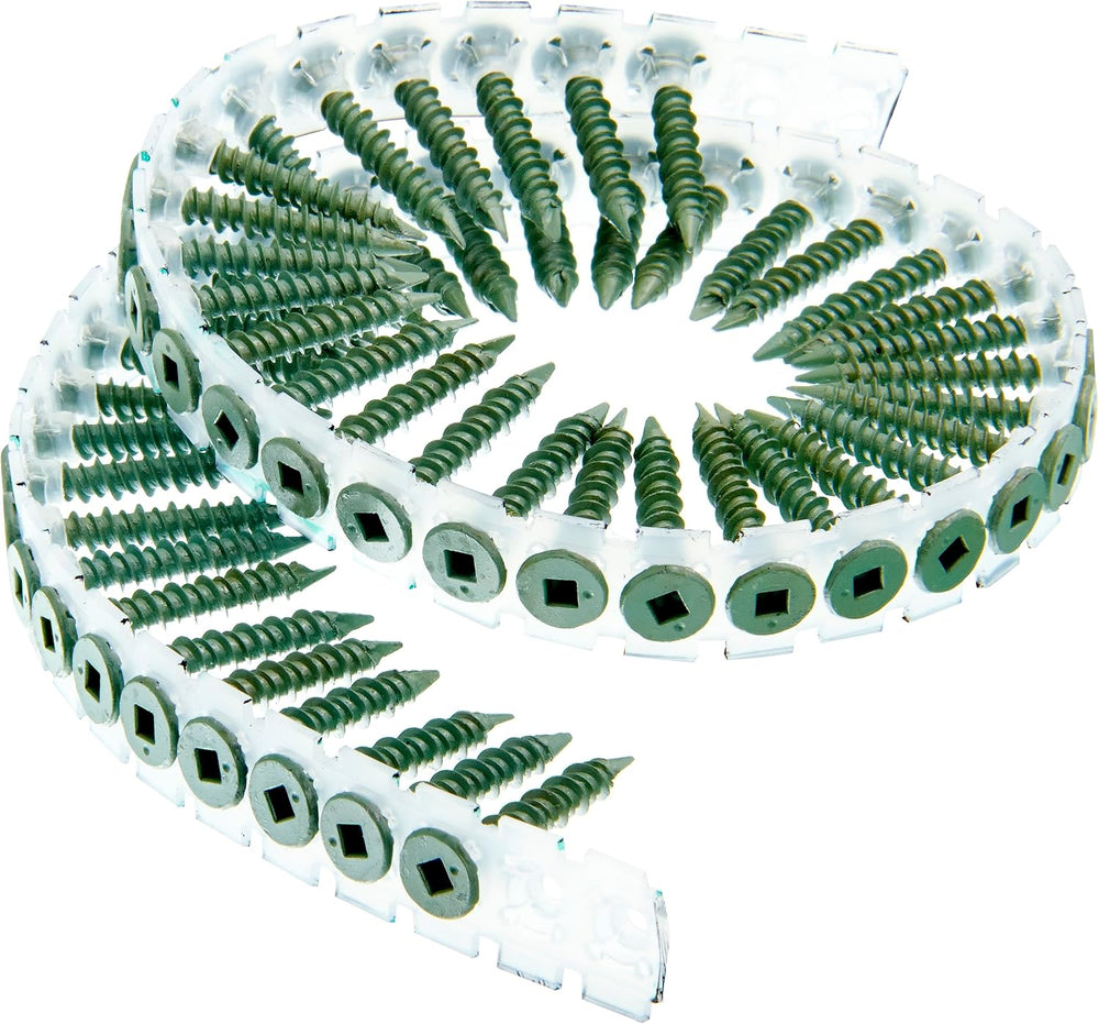 SENCO Duraspin #8x1-1/4 Collated Cement Board Screw (08T125W) 1000 ct.