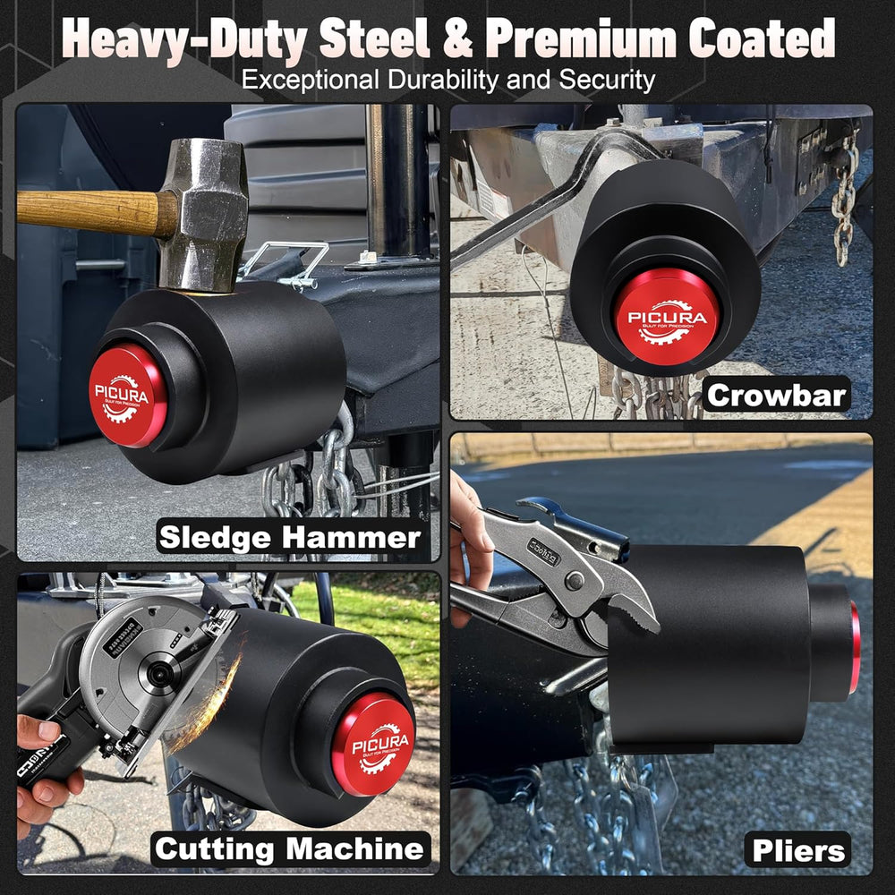 2026 Upgraded Trailer Lock Fits 2-5/16 Inch Coupler, Heavy Duty Trailer Hitch...