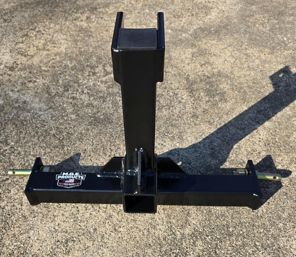 Heavy Duty 3 Point Category 0 Drawbar Receiver Hitch Tow Bar - Powder Coated,...