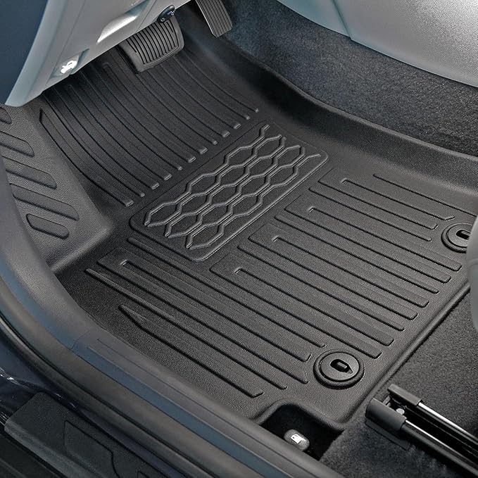 Floor Mats Set for 2024 2025 Hyundai Kona Gas, Full Coverage All Weather Floor