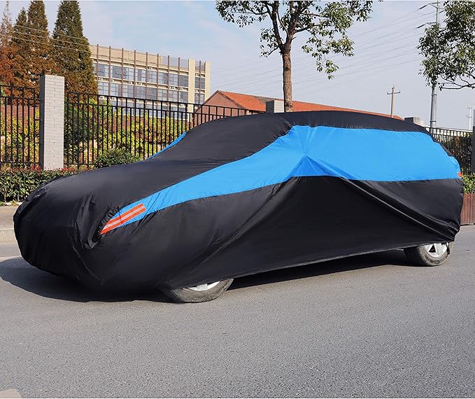 MORNYRAY Waterproof Car Cover All Weather Snowproof UV Protection Windproof