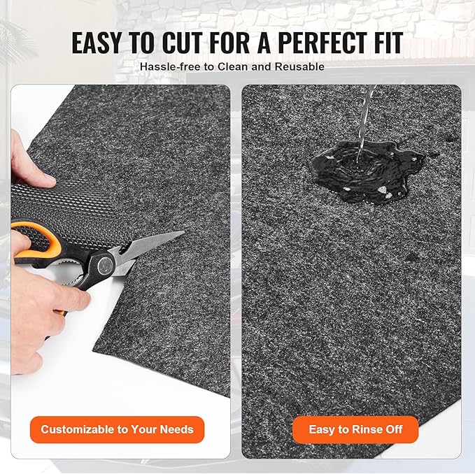 VEVOR Waterproof Garage Floor Mat