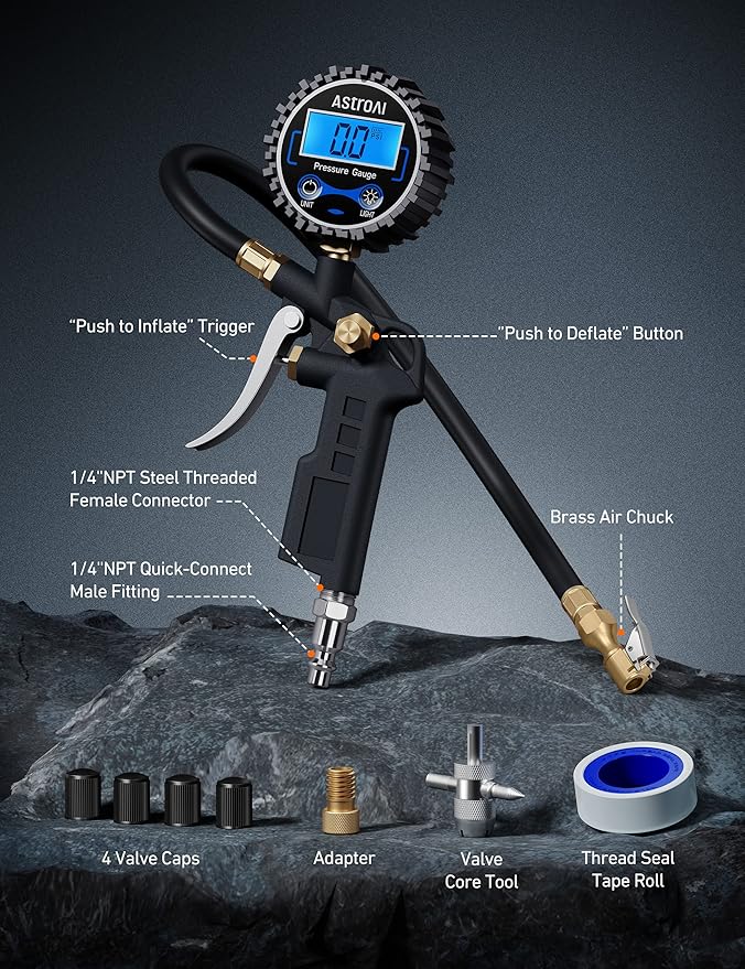 AstroAI Digital Tire Pressure Gauge