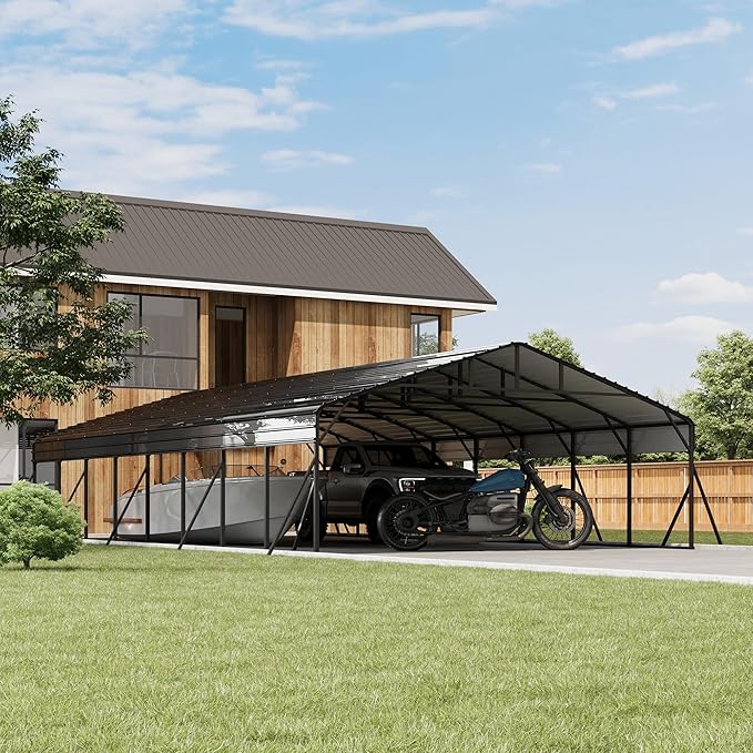 20' x 40' x 8.5' Heavy Duty Metal Carport