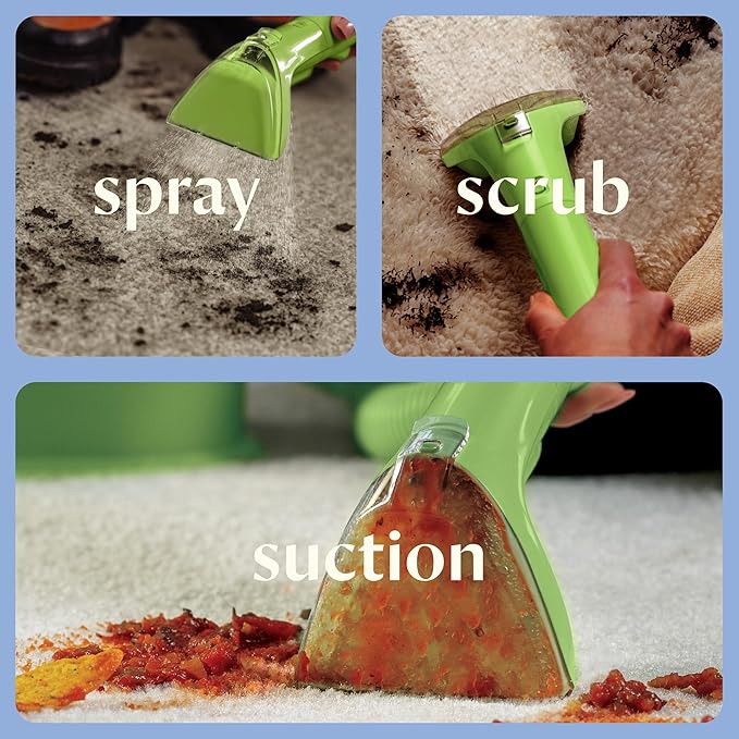 Bissell Little Green Mini Portable Carpet and Upholstery Deep Cleaner, Car/Auto