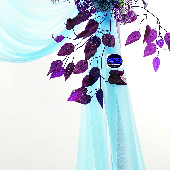 MDS Halloween Chiffon Draping Fabric - 1 Panel, 30" Wide x 40ft Long - S...