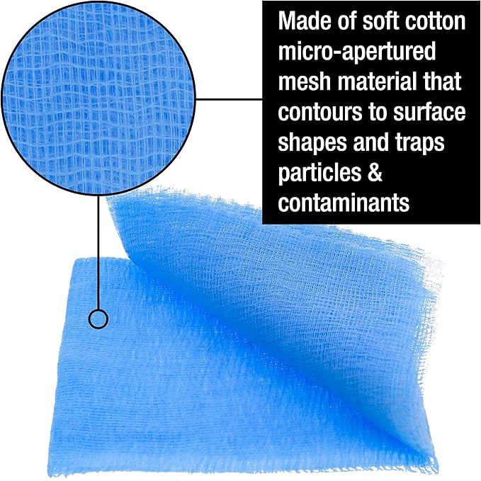 TCP Global Pure Blue Superior Tack Cloth, Automotive & Woodworking, (144-...