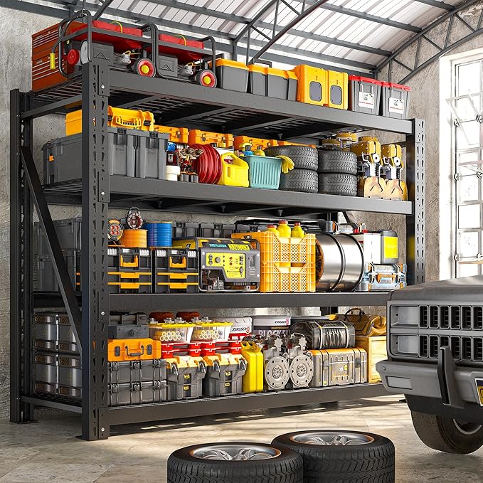 Bepatio 11000LBS Garage Shelving Heavy Duty, Industrial Shelving
