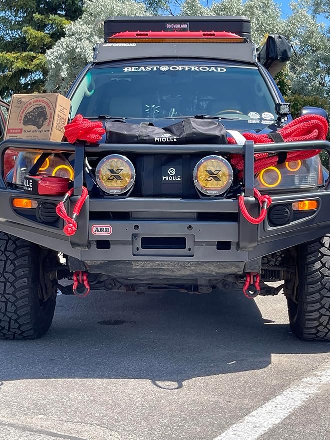 MiolleGear Heavy Duty Kinetic Recovery Tow Rope