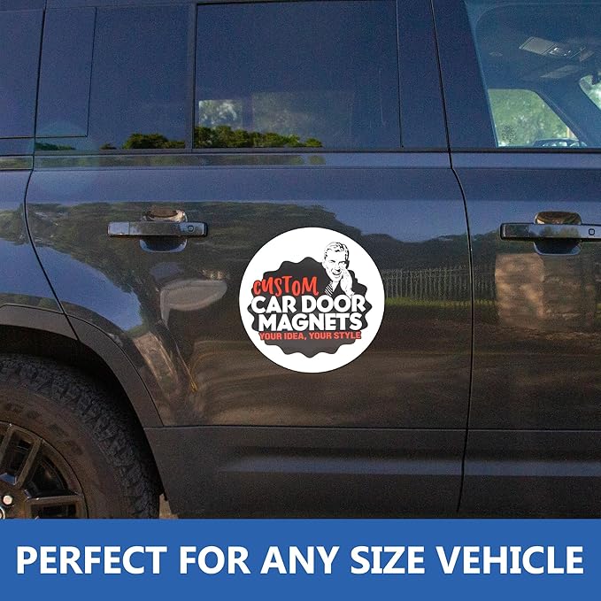 Custom Car Magnet Signs for Businesses 2 pk