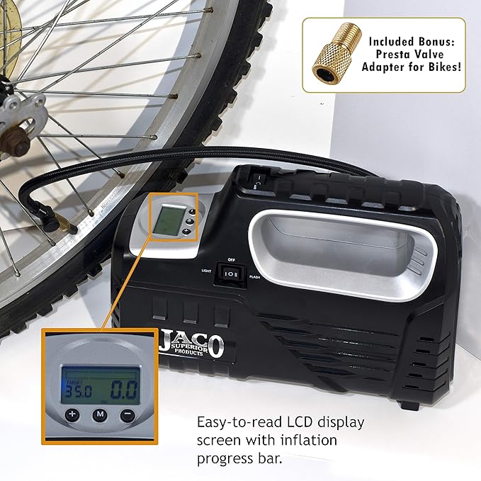 JACO SmartPro 2.0 AC/DC Digital Tire Inflator Pump