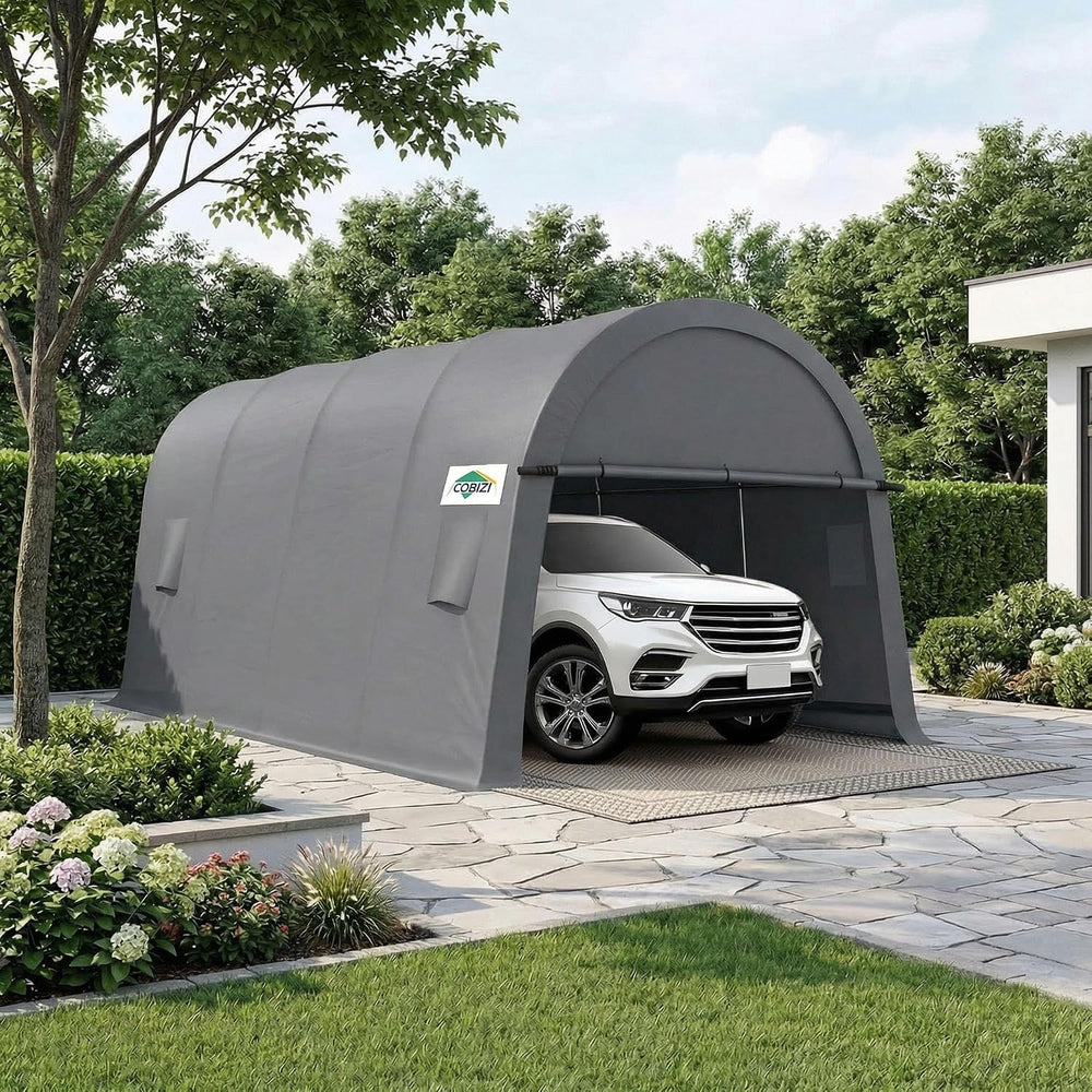 COBIZI Carport Canopy 10x20 Heavy Duty Portable Garage