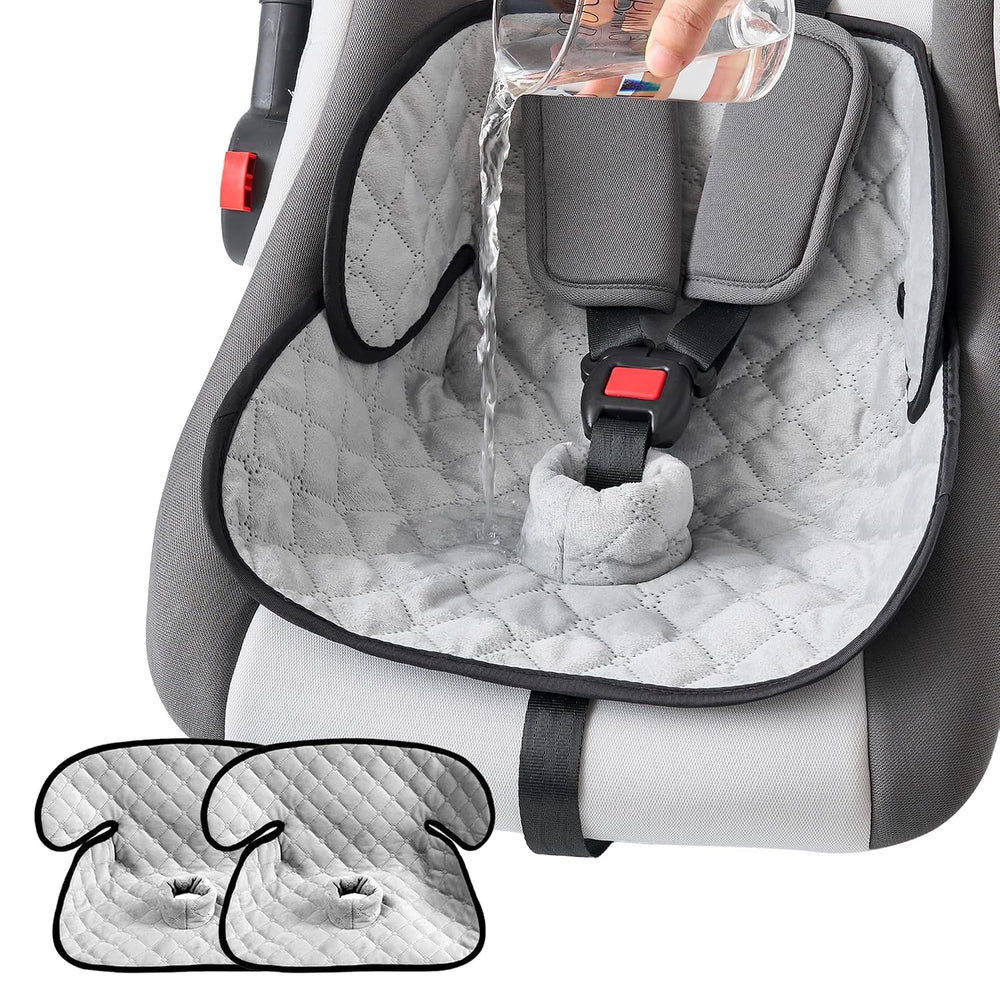 2 Pack Waterproof Piddle Pads Carseat Potty Training Car Seat Protector Water...