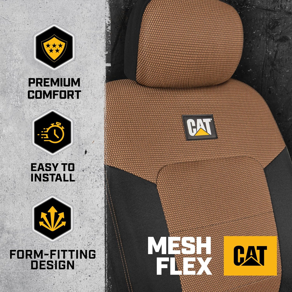 Cat® MeshFlex Automotive Seat Covers for Cars Trucks and SUVs (Set of 2) – Be...