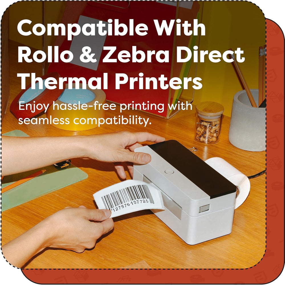 3" X 1.5" Direct Thermal Labels (9000 Count, 10 Rolls)