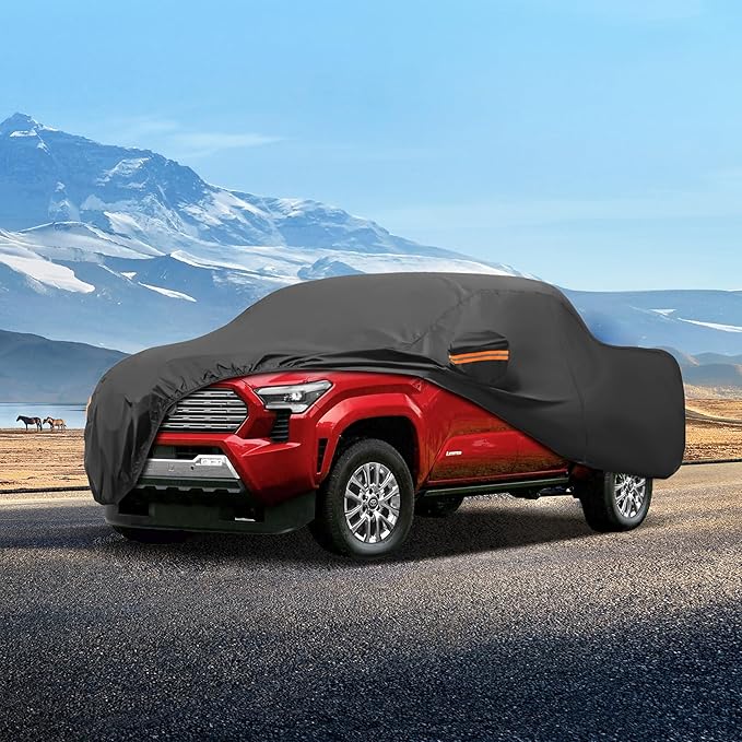 MORNYRAY Compatible with Toyota Tacoma, Car Cover Outdoor Waterproof Sun Rain
