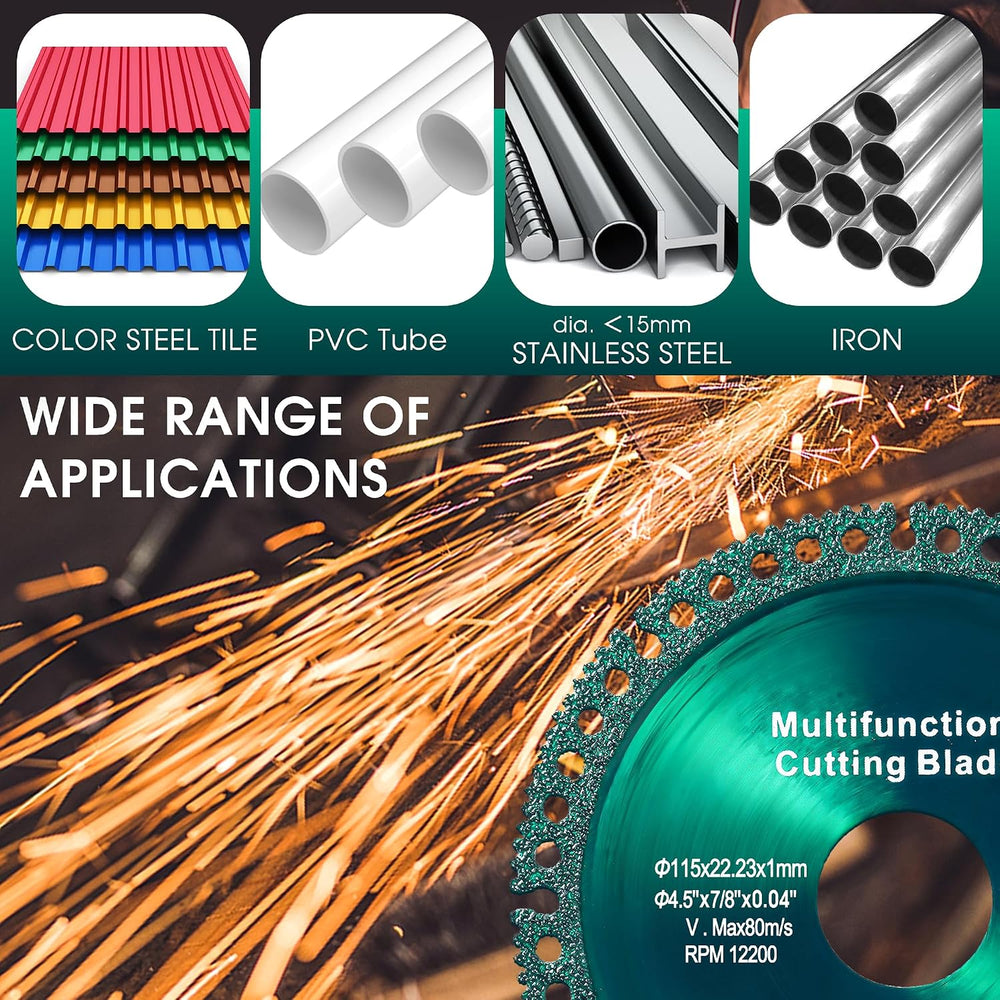 ‎10 Pack 4.5 Inch Indestructible Disc for Grinder, Indestructible Disc 2.0 fo...