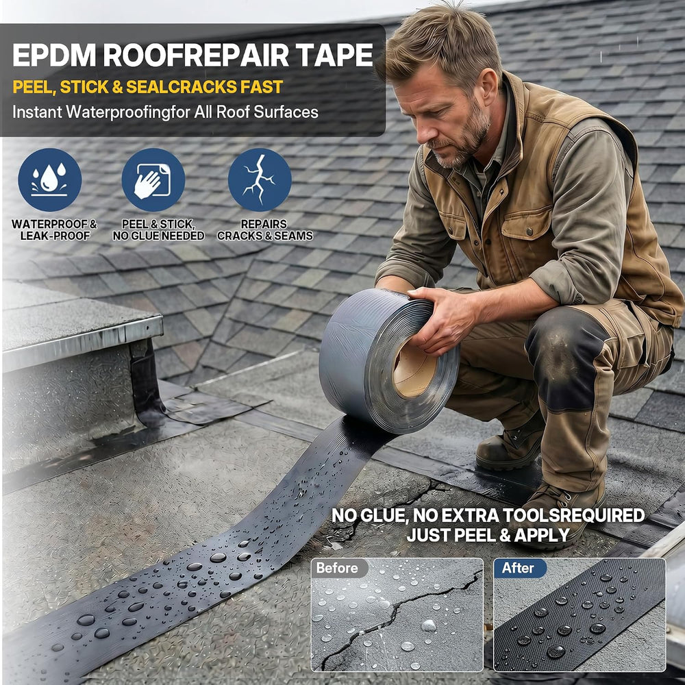 50ft X 4in Butyl Sealant Tape Waterproof Sealing Tape