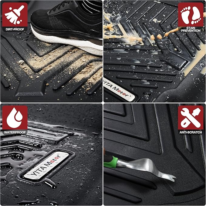 YITAMOTOR Floor Mats & Cargo Liner Set Fit