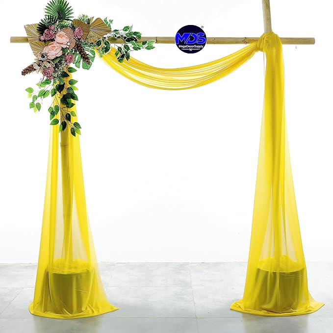 MDS Halloween Chiffon Draping Fabric - 1 Panel, 30" Wide x 20ft Long - S...