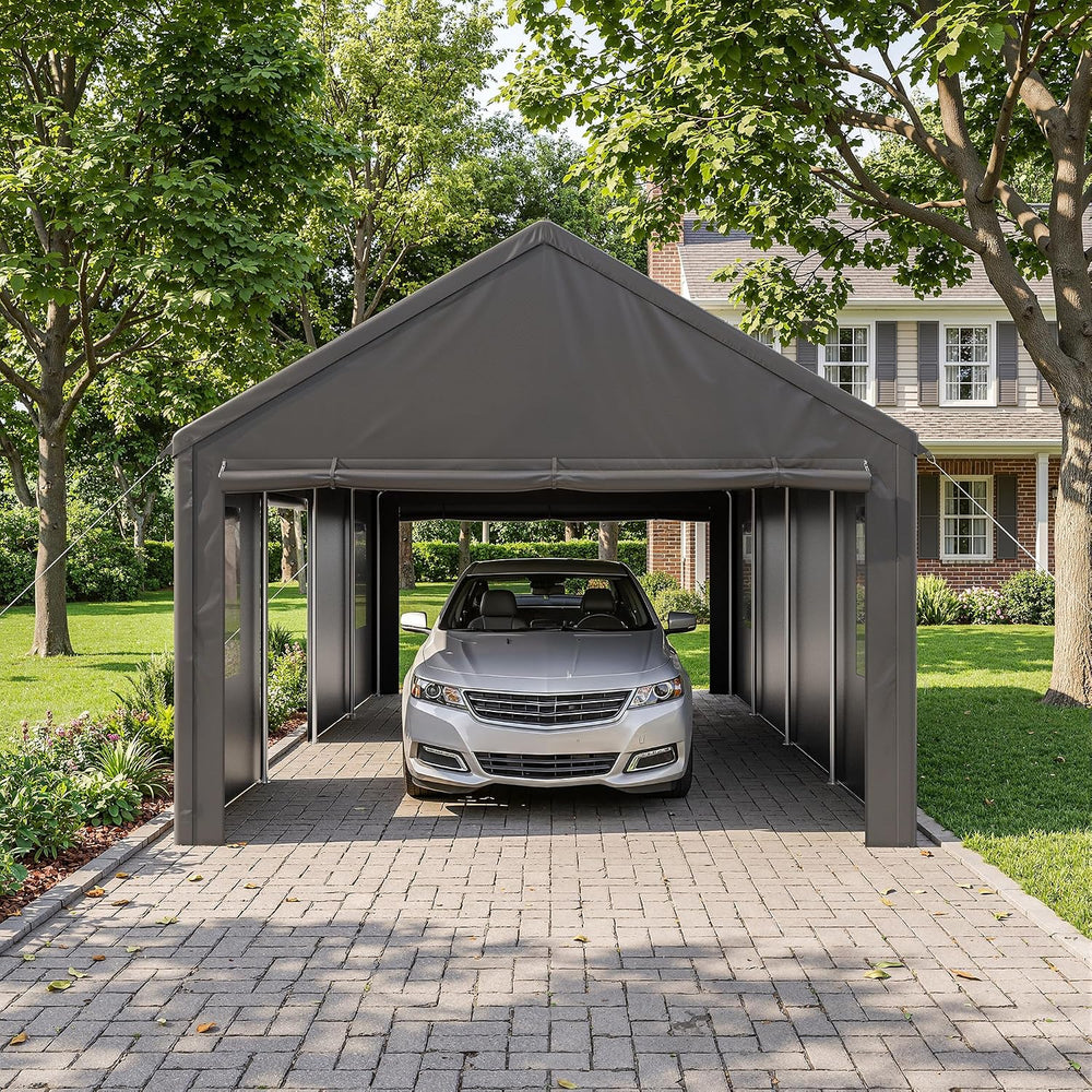 AirWire 13x25 FT Heavy Duty Carport, Portable Car Tent Garage