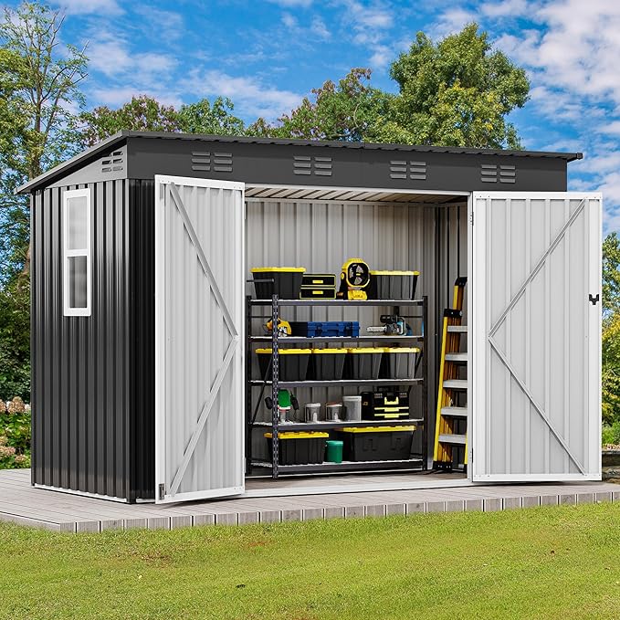 DWVO 9' x 4' Outdoor Storage Shed
