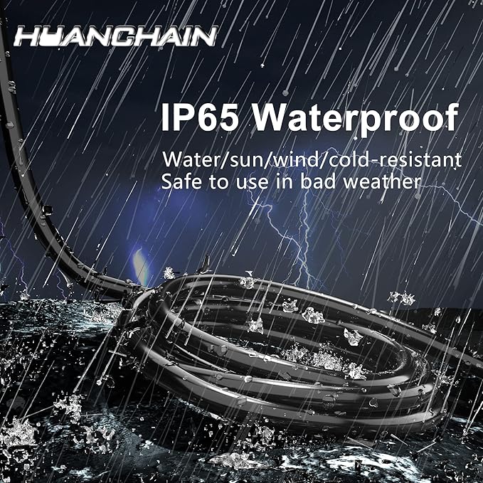 HUANCHAIN 16/3 Gauge 200 ft Extension Cord Outdoor Waterproof