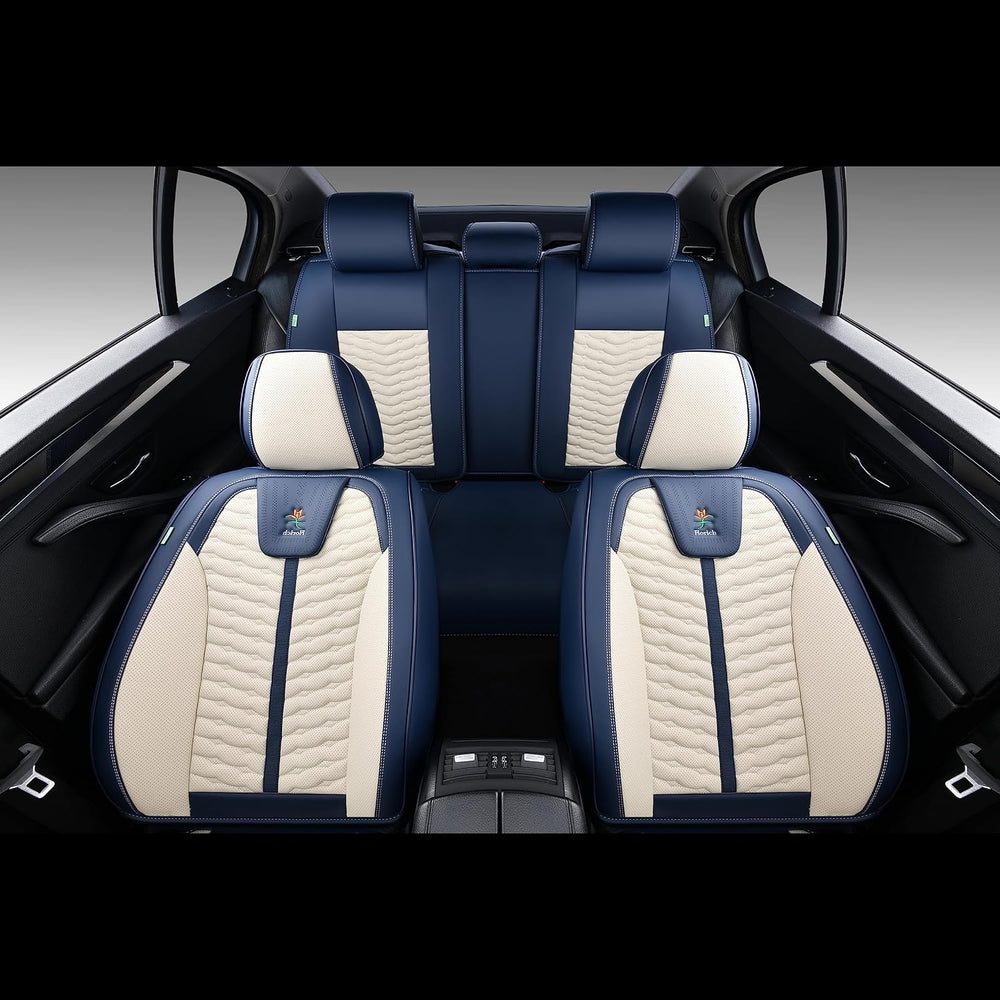 FLORICH Seat Covers for Cars, Seat Covers Full Set 5 Seats, Waterproof Leathe...