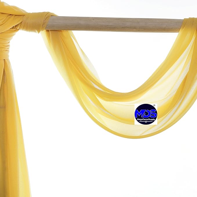 MDS Halloween Chiffon Draping Fabric - 1 Panel, 30" Wide x 40ft Long - S...