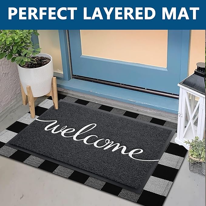 EARTHALL Funny Welcome Mats Outside/Inside 71"x47", Front Door Mat ...