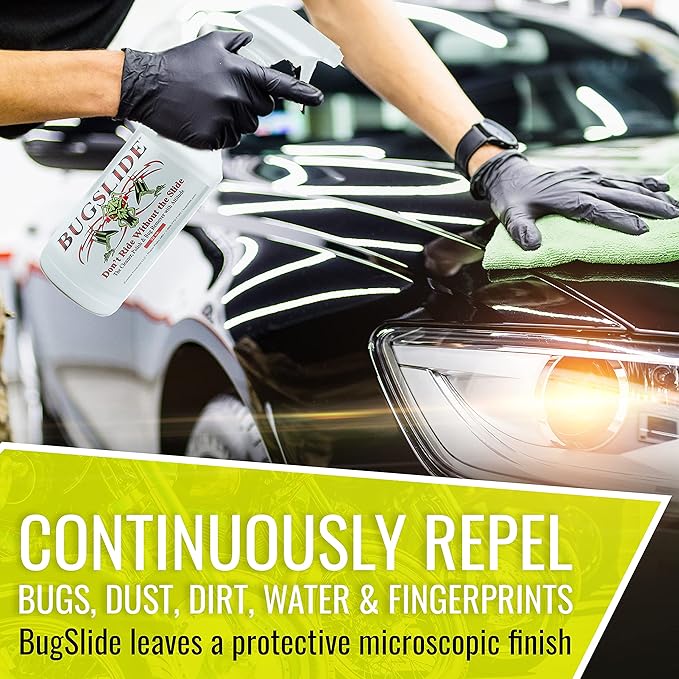 BugSlide Bug Remover – All Purpose Car Cleaner & Detailer Spray,