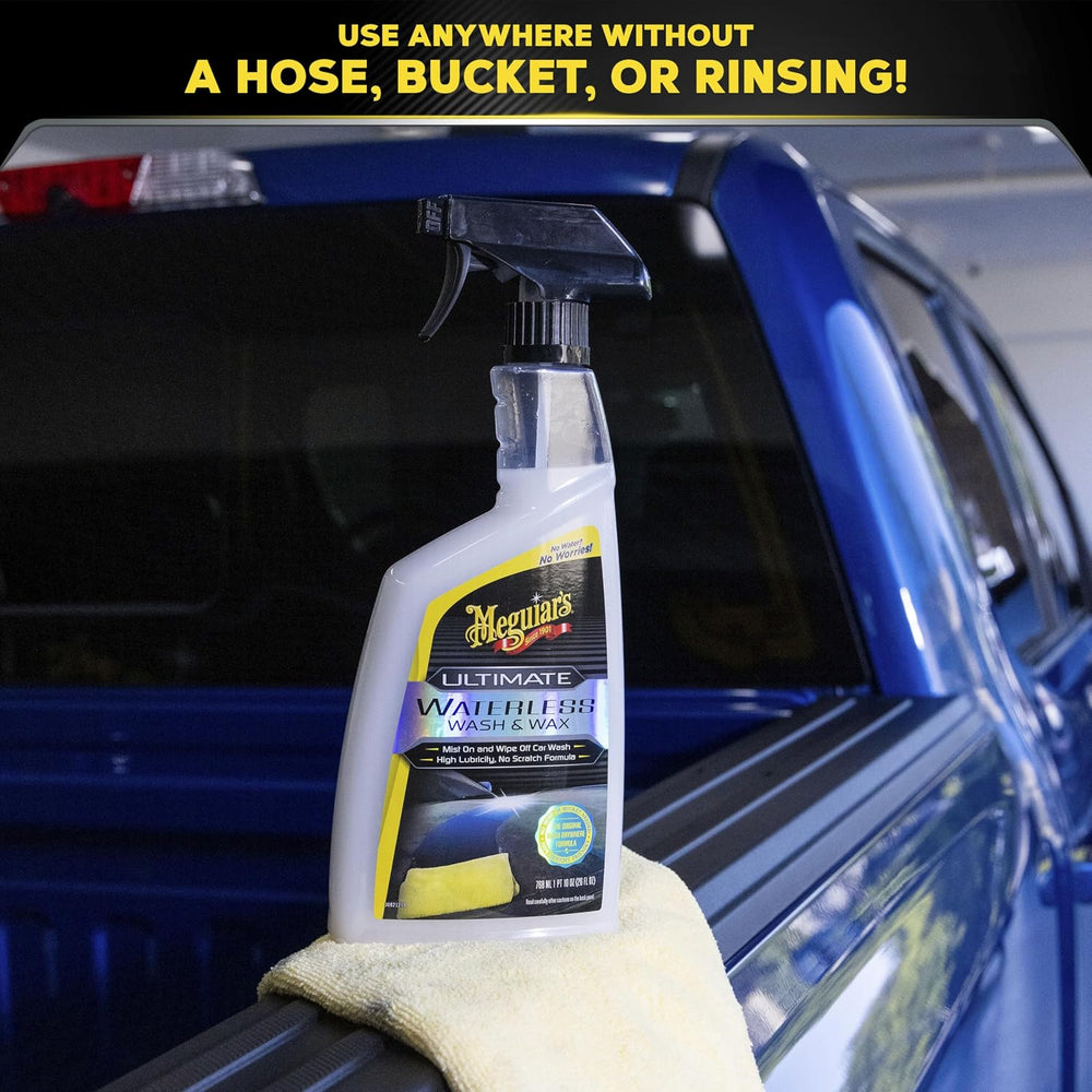 Meguiar's G3626 Ultimate Waterless Wash & Wax - 26 Oz Spray Bottle, 6...