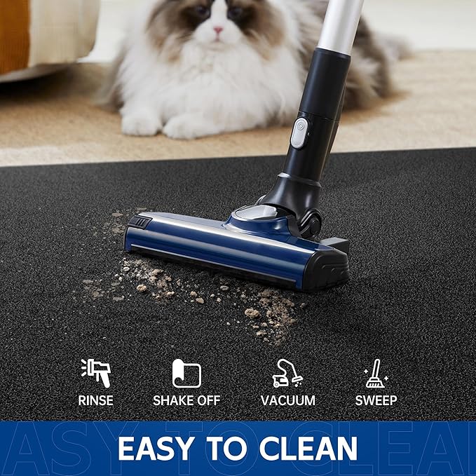 Sturdy Front Door Mat, Fade Resistant, Waterproof Low Profile Entry Mat