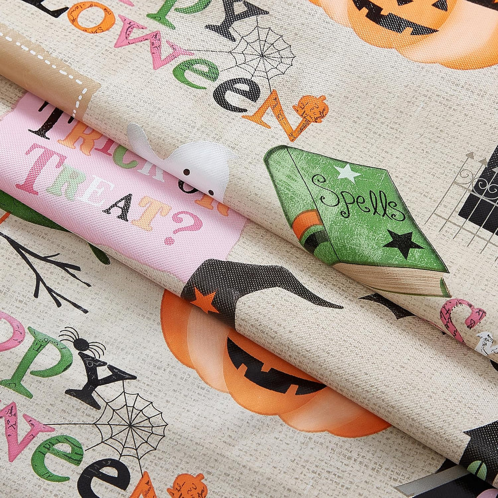 Newbridge Halloween Witches Brew 60 x 102 Inch Rectangle Vinyl Tablecloth