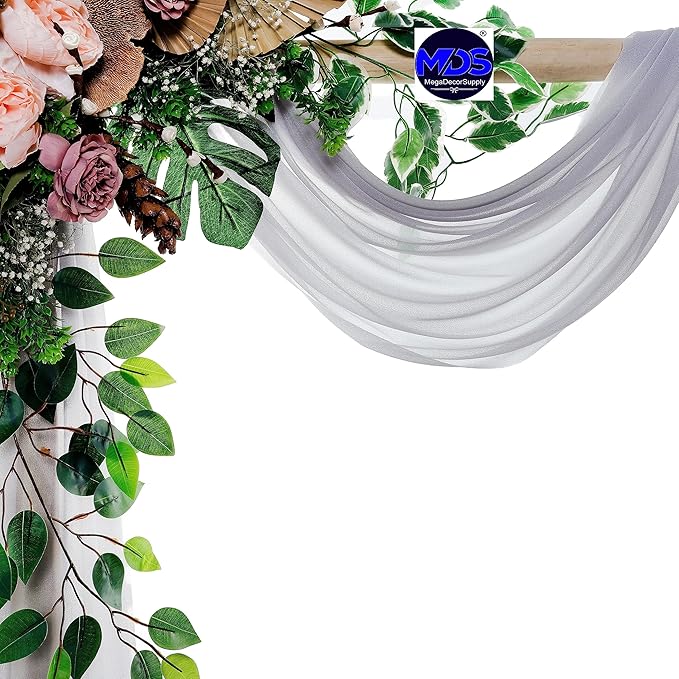 MDS Halloween Chiffon Draping Fabric - 1 Panel, 30" Wide x 100ft Long - ...