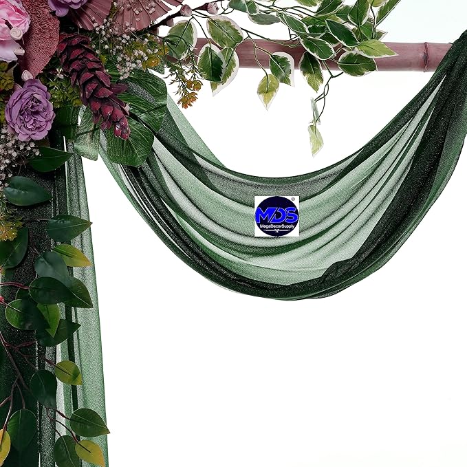 MDS Halloween Chiffon Draping Fabric - 1 Panel, 30" Wide x 40ft Long - S...
